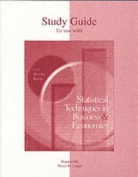 Study Guide for use with Statistical Techniques in Business and Economics (h�ftad)