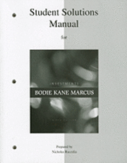Student Solutions Manual for Investments (h�ftad)