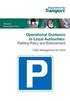 Operational Guidance to Local Authorities:Parking Policy and Enforcement