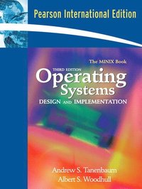 Operating Systems Design and Implementation Pearson Internation Edition 3rd Edition Book/CD Package (h�ftad)