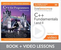 C++ Fundamentals I and II (Video Training) Live Lessons Book/DVD Package ()