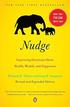 Nudge: Improving Decisions about Health, Wealth, and Happiness