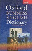 Oxford Business English Dictionary for learners of English