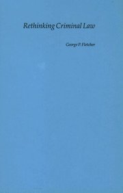 Rethinking Criminal Law (inbunden)