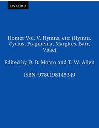 Homer Vol. V. Hymns, etc