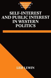 Self-Interest and Public Interest in Western Politics (h�ftad)