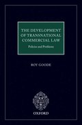 The Development of Transnational Commercial Law