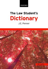 The Law Student's Dictionary (h�ftad)
