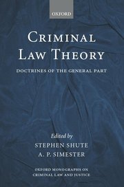 Criminal Law Theory (inbunden)