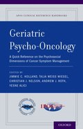 Geriatric Psycho-Oncology