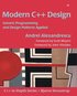 Modern C++ Design