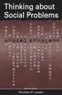 Thinking About Social Problems