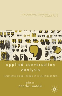 Applied Conversation Analysis (h�ftad)
