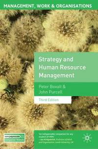 Strategy and Human Resource Management (h�ftad)