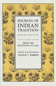 Sources of Indian Tradition: v. 1 (h�ftad)
