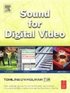Sound for Digital Video Book/CD Package