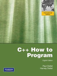 C++ How to Program Pearson International Edition 8th Edition (h�ftad)