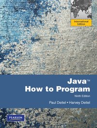 Java How to Program Pearson International Edition 9th Edition ()