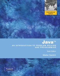 Java: Introduction to Problem Solving and Programming 6th Edition