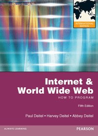 Internet and World Wide Web How to Program International Edition 5th Edition (h�ftad)