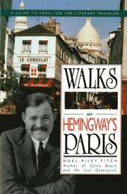 Walks in Hemingway's Paris (h�ftad)