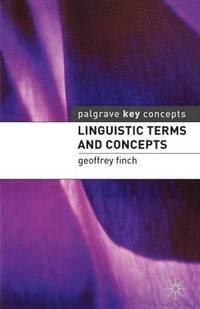 Linguistics Terms and Concepts (h�ftad)