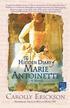Hidden Diary Of Marie Antionette