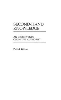 Second-hand Knowledge (inbunden)