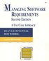 Managing Software Requirements 2nd Edition