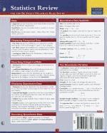 Statistics Study Card for the DeVeaux/Velleman/Bock Series