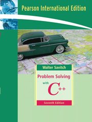 Problem Solving With C++ 7th Edition Pearson International Edition Book/CD Package