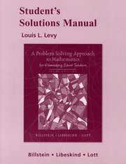 Student Solutions Manual for A Problem Solving Approach to Mathematics for Elementary School Teachers (h�ftad)