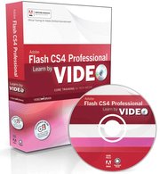 Adobe Flash CS4 Professional Learn By Video: Core Training in Rich Media Communication Book/DVD Package