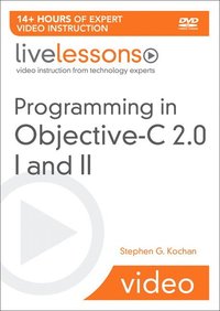 Programming in Objective-C 2.0 LiveLessons (Video DVD) Part I: Language Fundamentals and Part II: iPhone Programming and the Foundation Framework DVD (h�ftad)