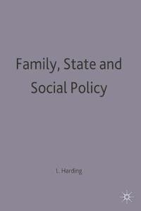 Family, State and Social Policy (inbunden)