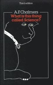 What Is This Thing Called Science? Third Edition (h�ftad)