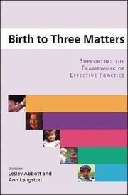 Birth to Three Matters (inbunden)