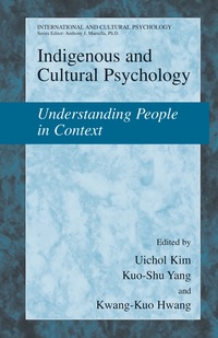 Indigenous and Cultural Psychology (inbunden)