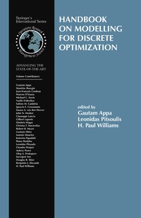 Handbook on Modelling for Discrete Optimization (inbunden)
