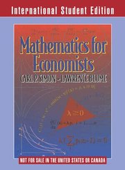 Mathematics for Economists (h�ftad)