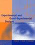 Experimental and Quasi-Experimental Designs for Generalized Causal Inference