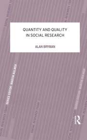 Quantity and Quality in Social Research (h�ftad)