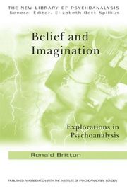 Belief and Imagination (h�ftad)