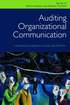 Auditing Organizational Communication