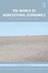 The World of Agricultural Economics