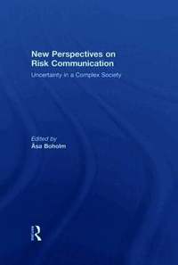 New Perspectives on Risk Communication (inbunden)