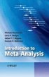 Introduction to Meta Analysis