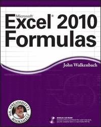 Excel 2010 Formulas Book/CD Package ()