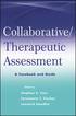 A Collaborative Therapeutic Assessment