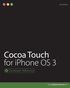 Cocoa Touch for iPhone OS 3 (h�ftad)